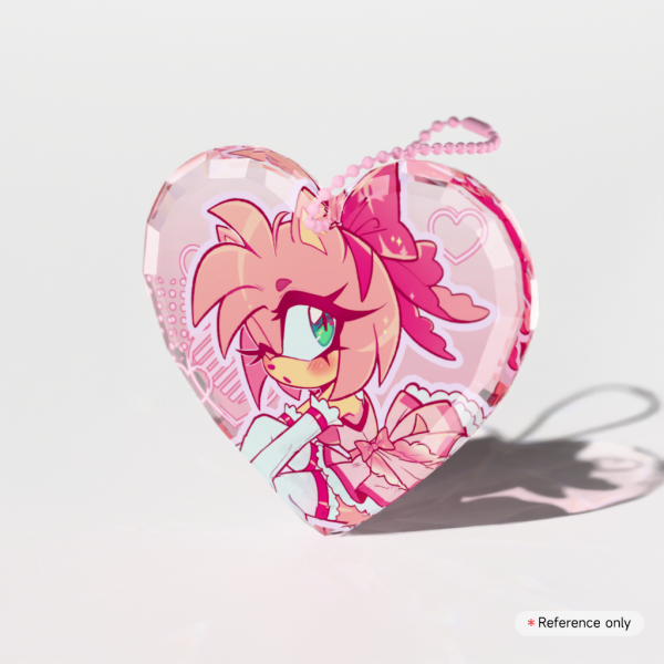 Amy Rose Gemstone Keychain
