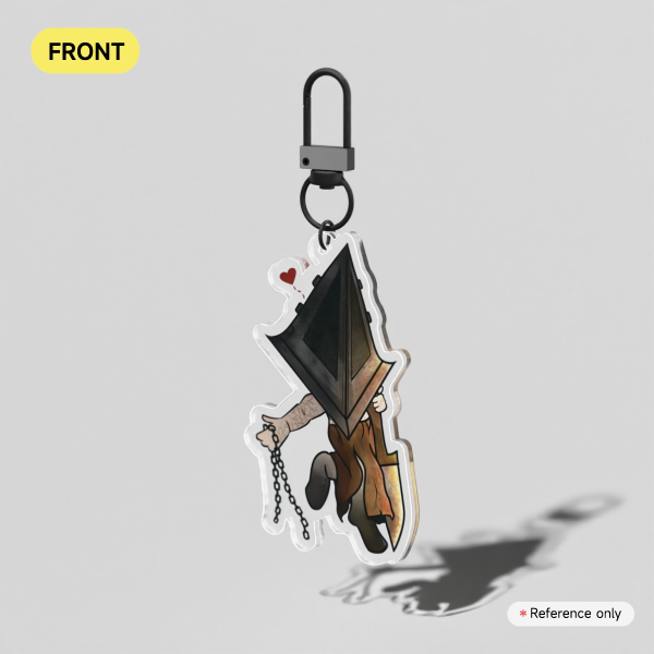 Chibi Pyramid Head Acrylic Keychain
