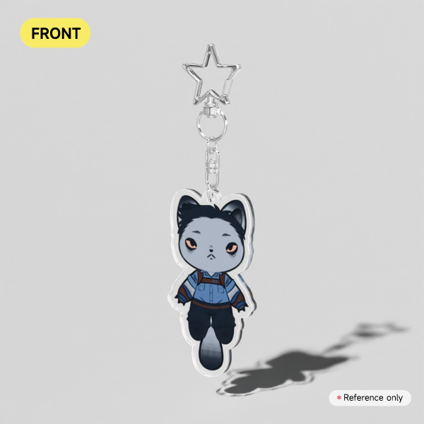 Minho Cat Clear Acrylic Keychains