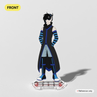 Bike Helmet Hero: Legends - Frostbite (c. 2003) - Clear Acrylic Standee