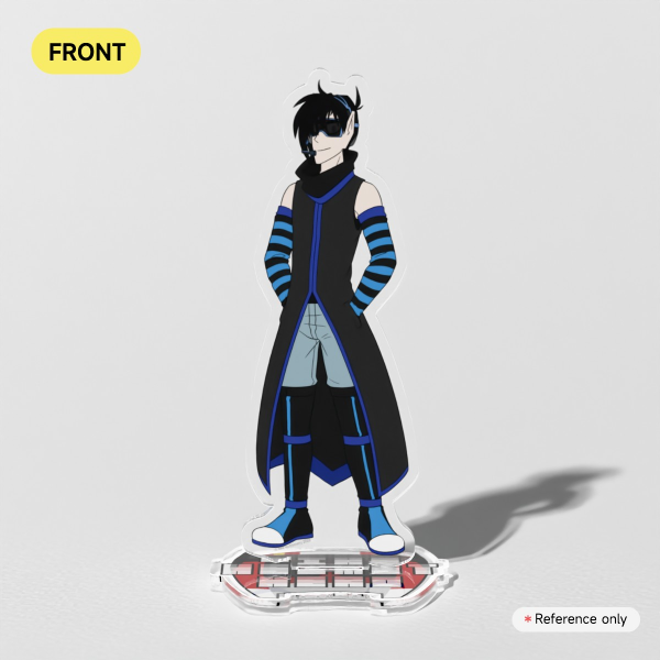 Bike Helmet Hero: Legends - Frostbite (c. 2003) - Clear Acrylic Standee