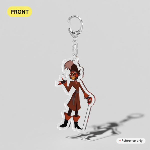 Hazbin Hotel Pirates | Auctioneer Alastor - Clear Acrylic Keychains
