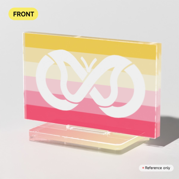 AuDHDgender Flag Mini Acrylic Standee