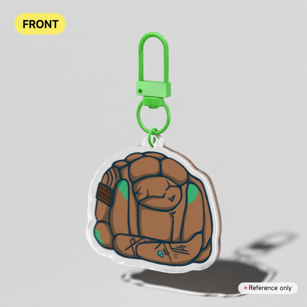 Loafing Rocky Acrylic Keychain