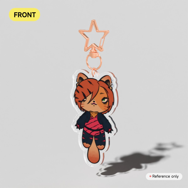 Toralei Cat Clear Acrylic Keychains