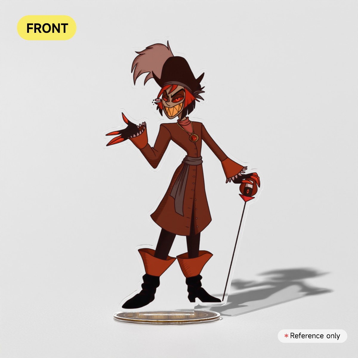 Hazbin Hotel Pirates | Auctioneer Alastor - Clear Acrylic Standees