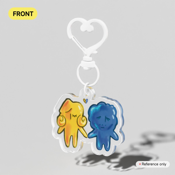 Trindel Gummysettos Clear Acrylic Keychain