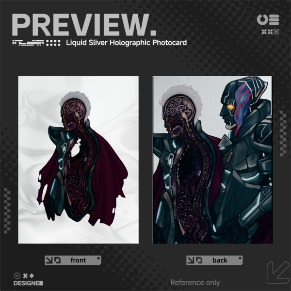 DMC1 Nelo Angelo Anatomy Liquid Silver Holographic Photocard