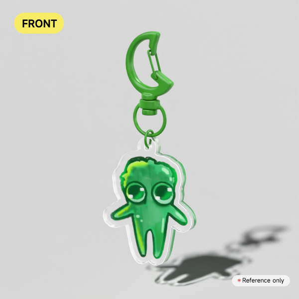Jason Gummysettos Clear Acrylic Keychain