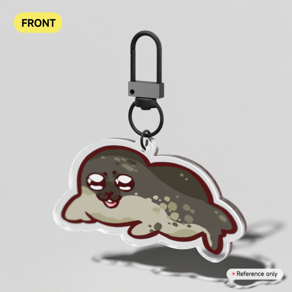 Chubby Brown Seal Keychain