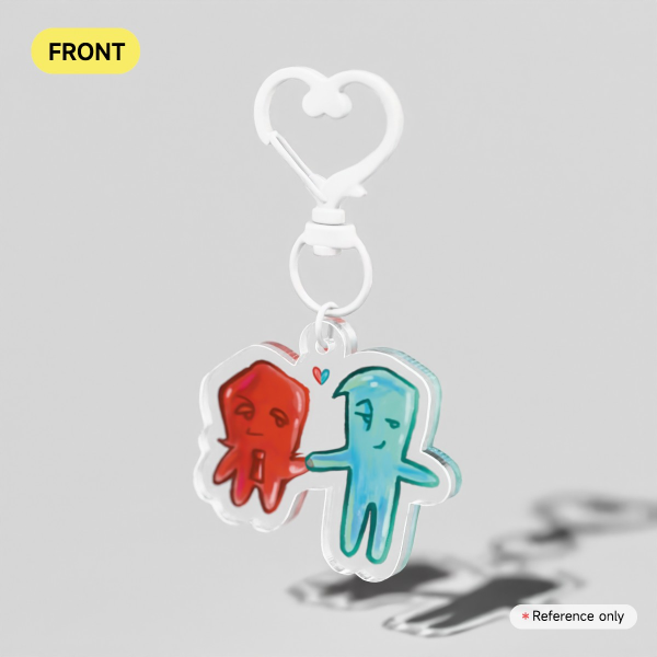 Whizzvin Gummysettos Clear Acrylic Keychain