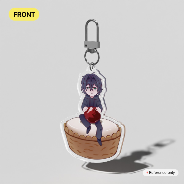 (budget ver.) Kylar Bakewell Tart Clear Acrylic Keychain
