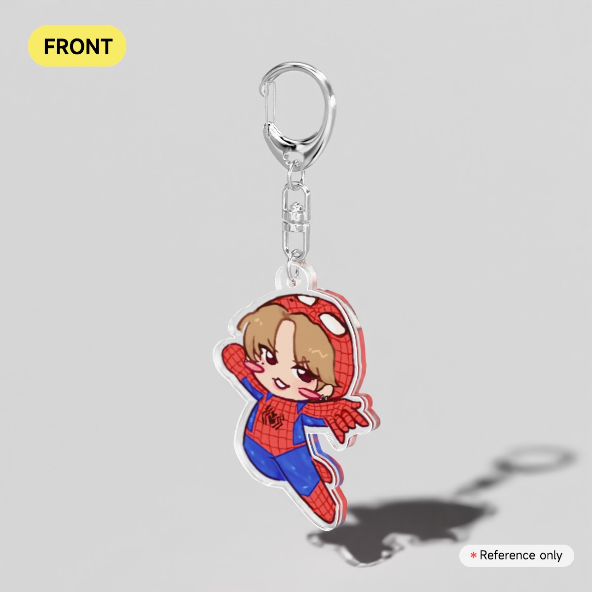 txt yeonjun x spiderman keychain