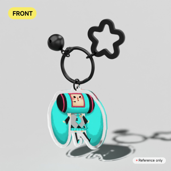 Katamari Miku Acrylic Keychain