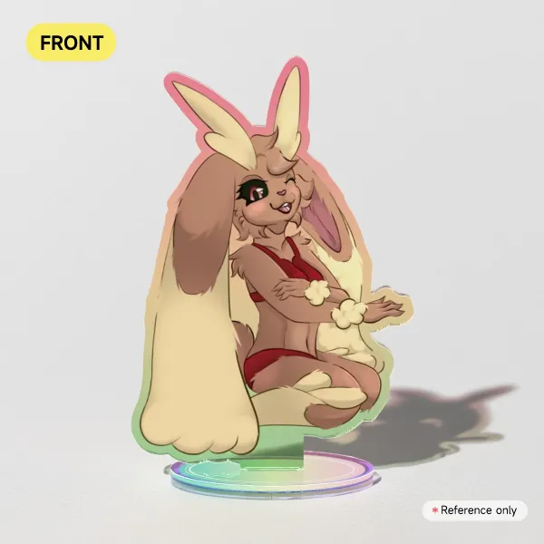 Lopunny Pokemon Colored Edge Acrylic Standee