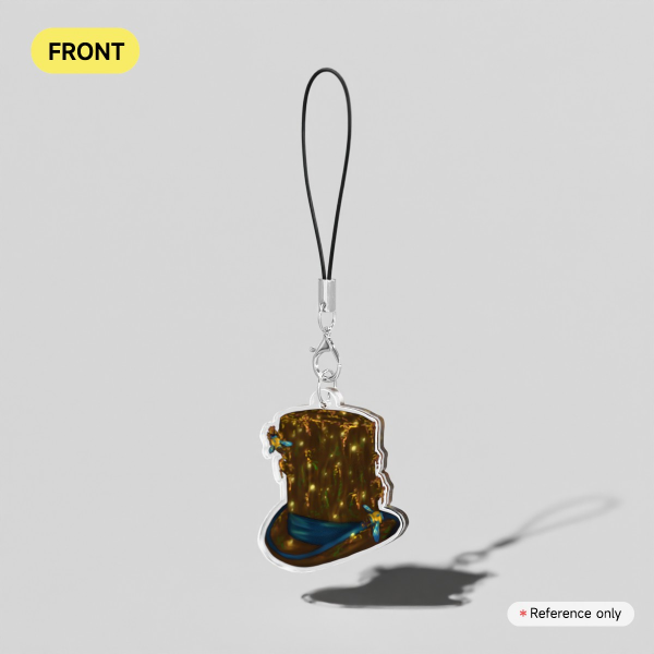 Fairy hat phone charm