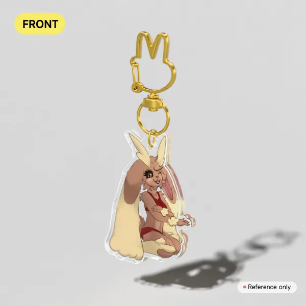 Lopunny Pokemon Clear Acrylic Keychain
