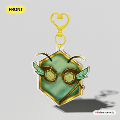 Lady bee's dnd token Keychain