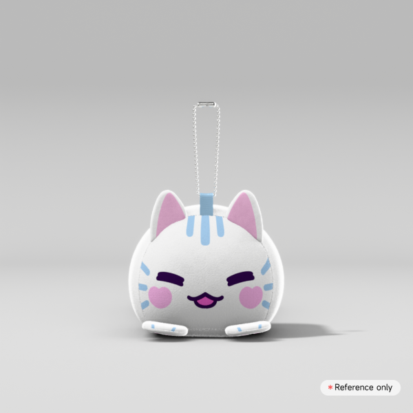 Biru the Cat Mochikororin Plush Keychains