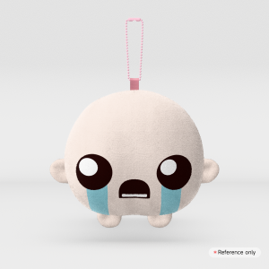 Isaac Mochi Face Plush Keychain