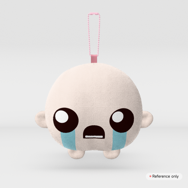 Isaac Mochi Face Plush Keychain