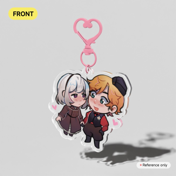 Denmark Iceland Nyotalia - Hetalia - Acrylic Keychain - Hetalia world stars