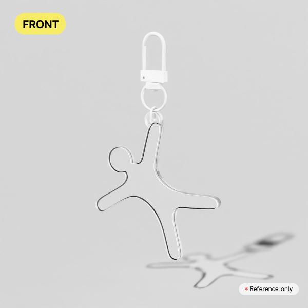 Mecha Chameleon Keychain Flatten