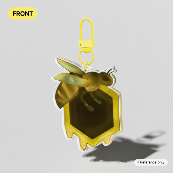 Honeycomb Keychain