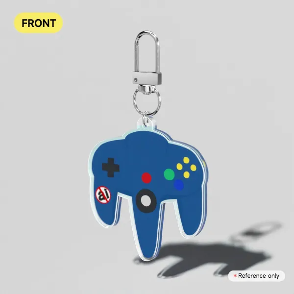 Anti-Ai - Controller - Acrylic Keychain