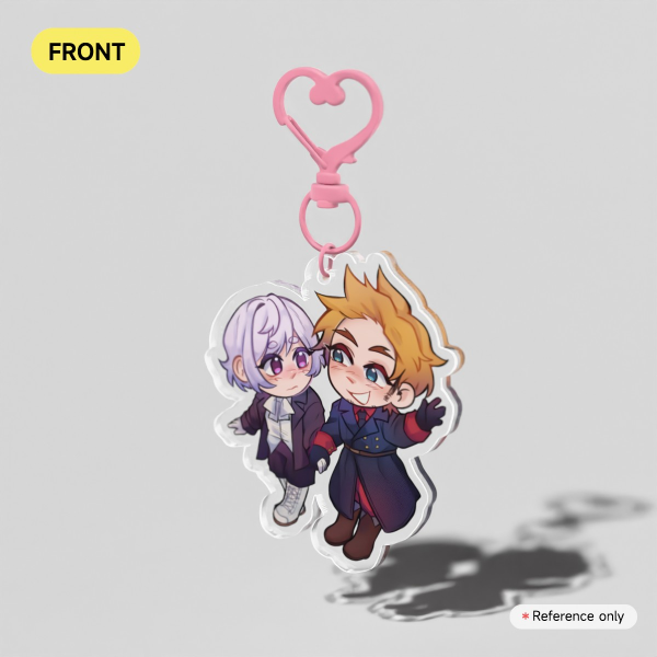 Denmark Iceland - Hetalia - Clear Acrylic Keychains - Hetalia World Stars