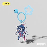 MooPup Clear Acrylic Keychain