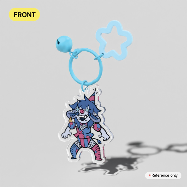MooPup Clear Acrylic Keychain