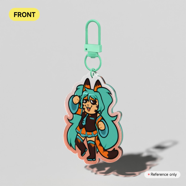 GarfMiku Keychain