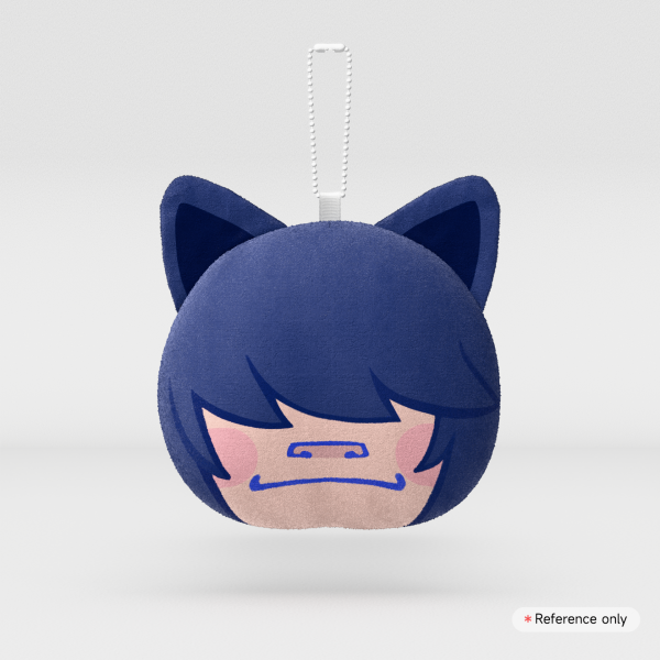 Noodle Mochi Face Plush Keychain (Gorillaz)