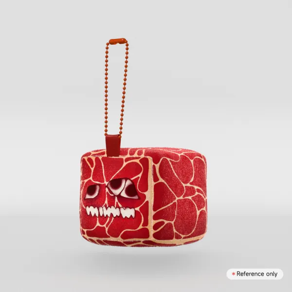 Plush Cube Keychain