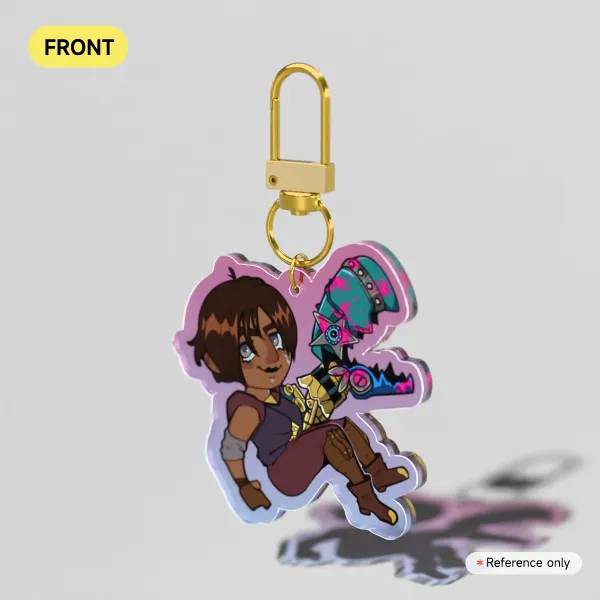 Sevika Season 2 Colored Edge Acrylic Keychains