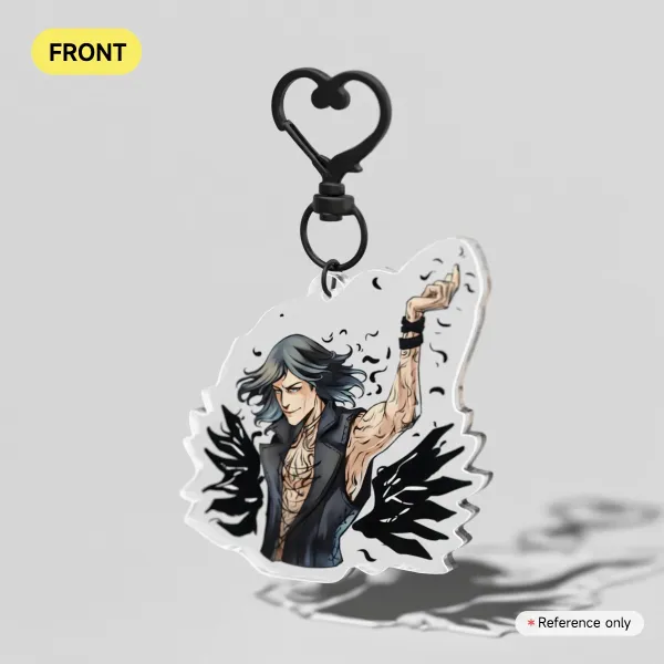 V Acrylic Keychains