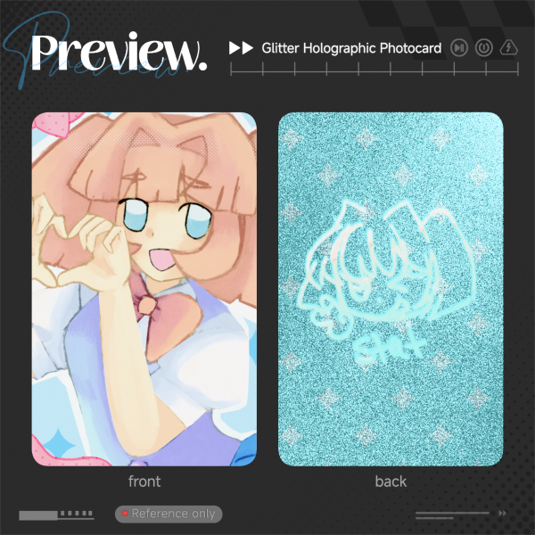 Regretevator- Stat Glitter Photocard