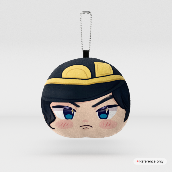 JJBA Jotaro Mochi Face Plush Keychain