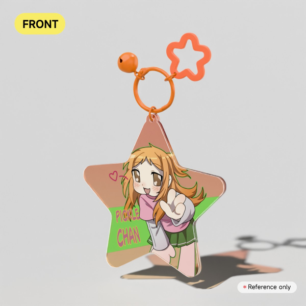 p~chan star keychain