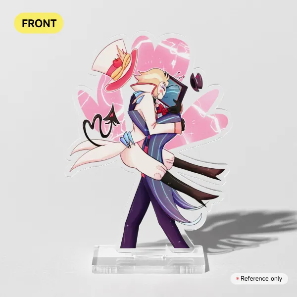 StaticApple Hearts and Electricity Clear Acrylic Standees