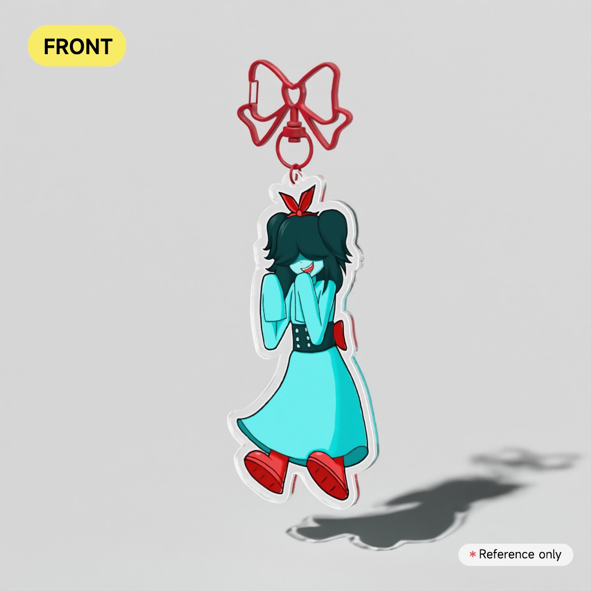 Aqua - DELTARUNE acrylic keychains + bonus sticker :3
