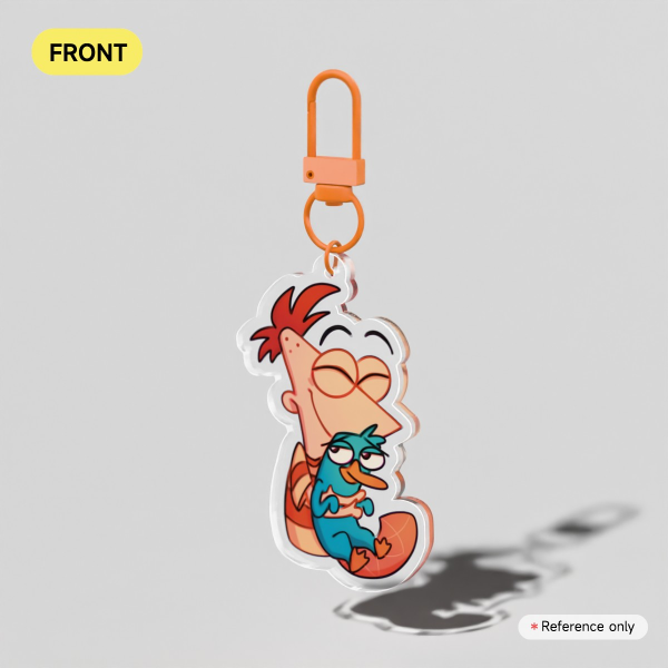Phineas and Perry Hug Keychain