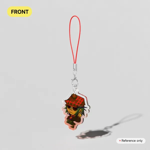 2D gorillaz phonecharms!! Demon days