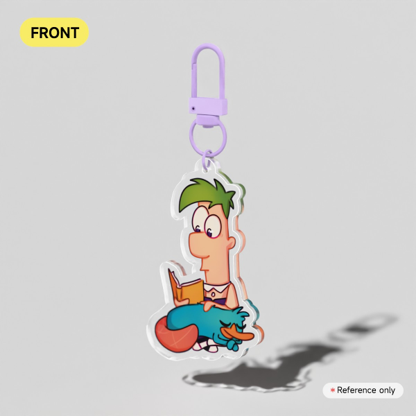 Ferb and Perry Keychain