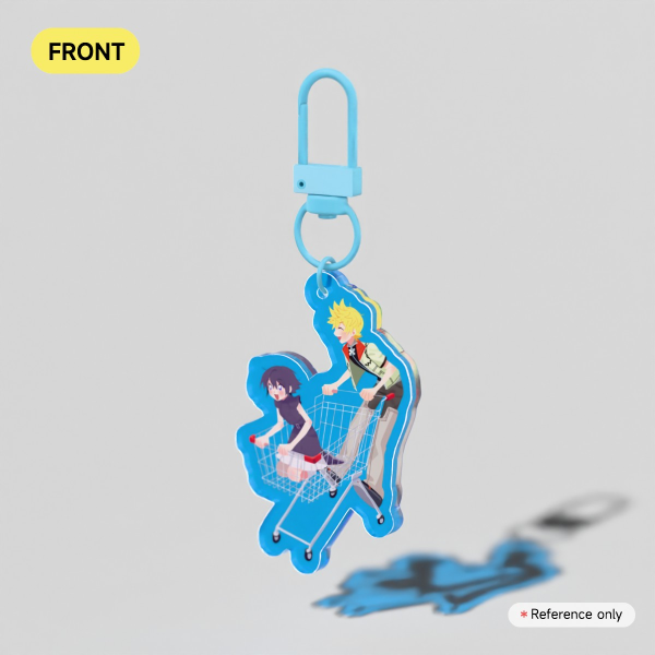 Rokushi + cart Keyring