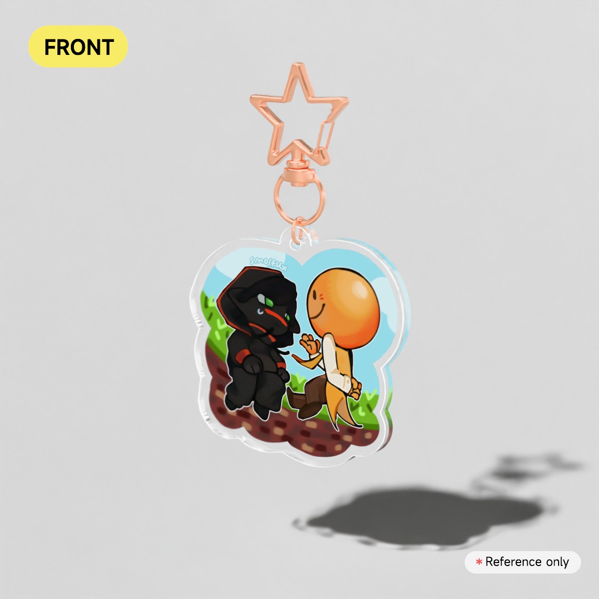 Verity&Mob acrylic keychain