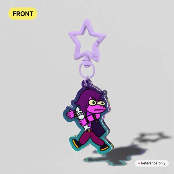 Deltarune x IKEA Susie Blahåj Acrylic Charm