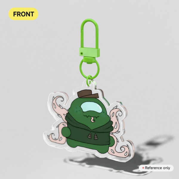 Green Acrylic Keychain