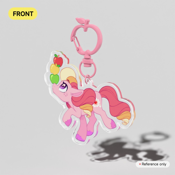 'Three Apples Tall' Honeycrisp Blossom Keychain